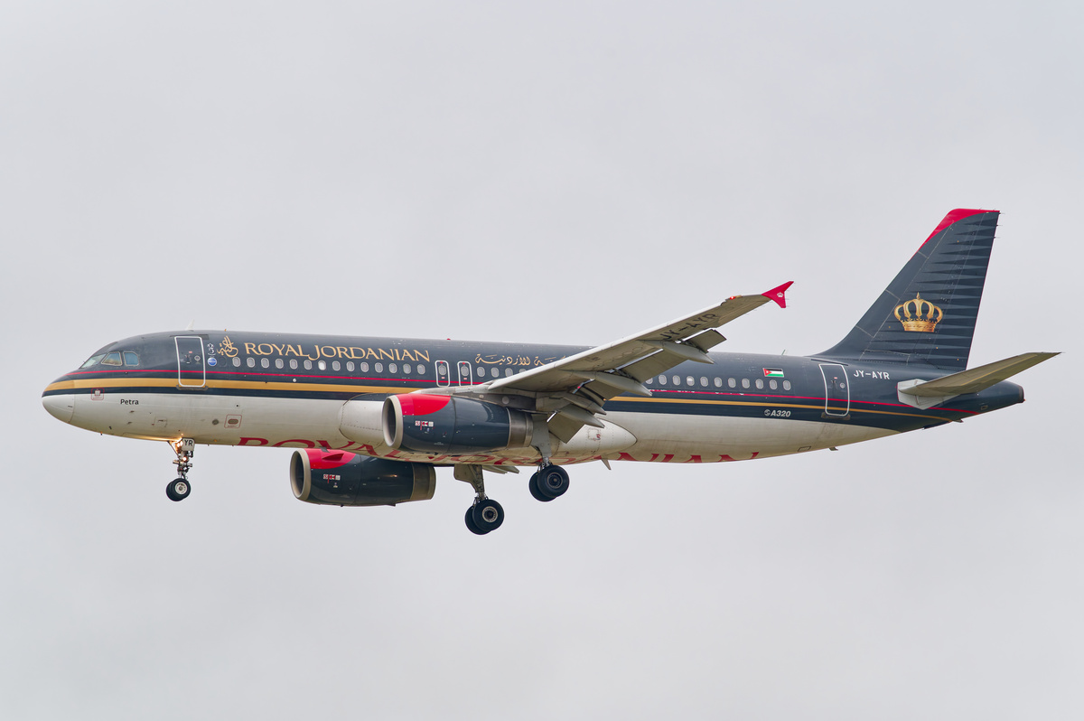 Airbus A320-200, Royal Jordanian